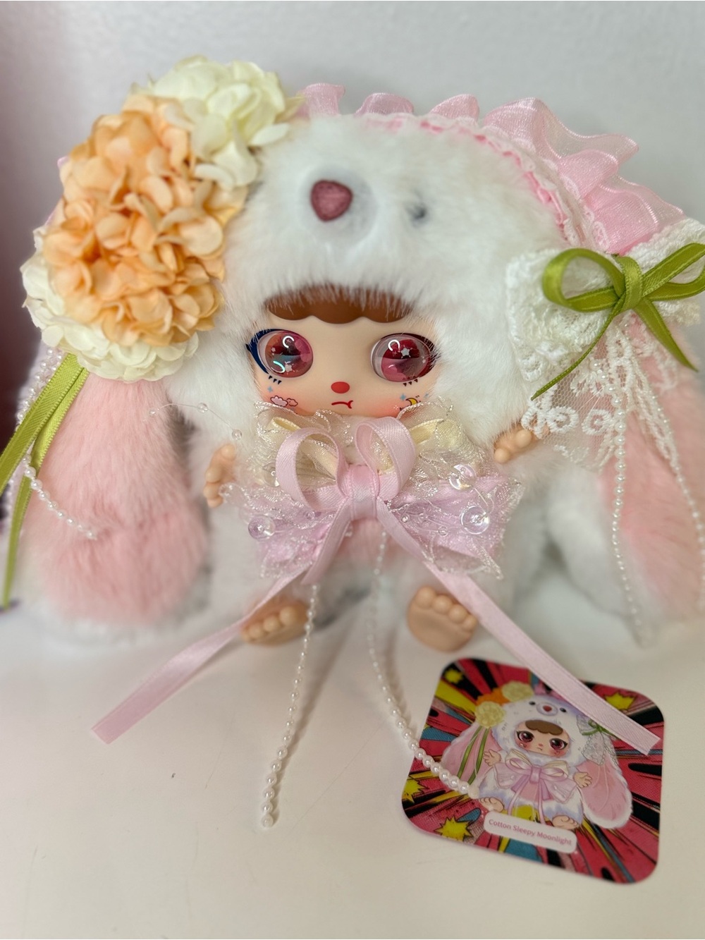 Kebidou Little Creamy Bunny, Cotton Sleepy Moonlight ! Brand new .